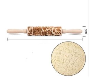 Rolling Pin Christmas Embossing (Option: 5style 43cm)