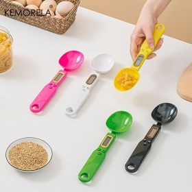 500g; LCD Electronic Digital Spoon Scale; Digital Measuring Spoon; Kitchen Scale Weighted Gram Spoon (Batteries Are Not Included) (Color: White)