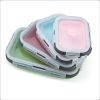 Reusable Pizza Storage Container with  Microwavable Serving Trays - Adjustable Pizza Slice Container to Organize & Save Space - BPA Free, Microwave