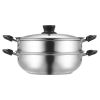 Home Kitchen 304 Stainless Steel Food Steamer Cookware with Lid