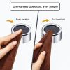 1/3/8pcs Kitchen Towel Holder, Self Adhesive Wall Dish Towel Hook, Round Wall Mount Towel Holder For Bathroom, Kitchen And Home, Wall, Cabinet, Garage